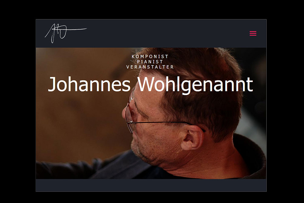 Johannes Wohlgenannt, Komponist, Pianist, Veranstalter