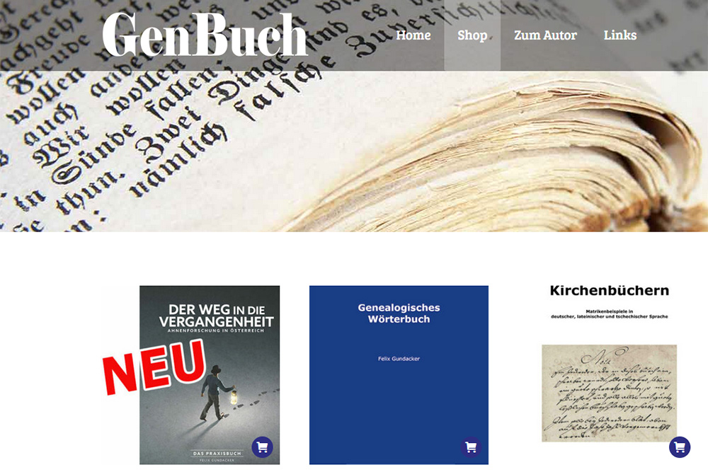 genbuch, Prof. Gundacker, Berufsgenealoge