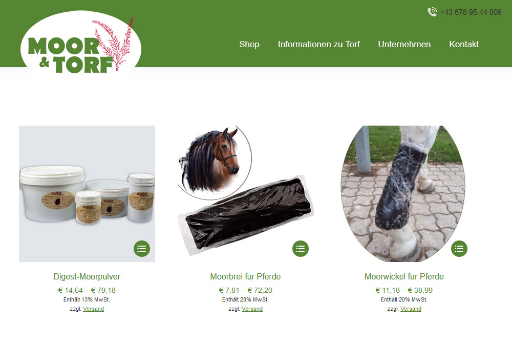 Moor & Torf Weichselbaum Arbesbach