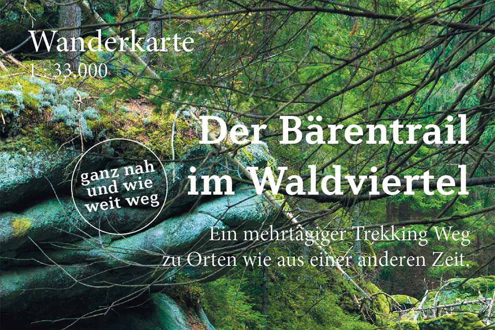 Wanderkarte Der Bärentrail im Waldviertel